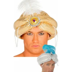 Turbante Árabe Perlas Colores